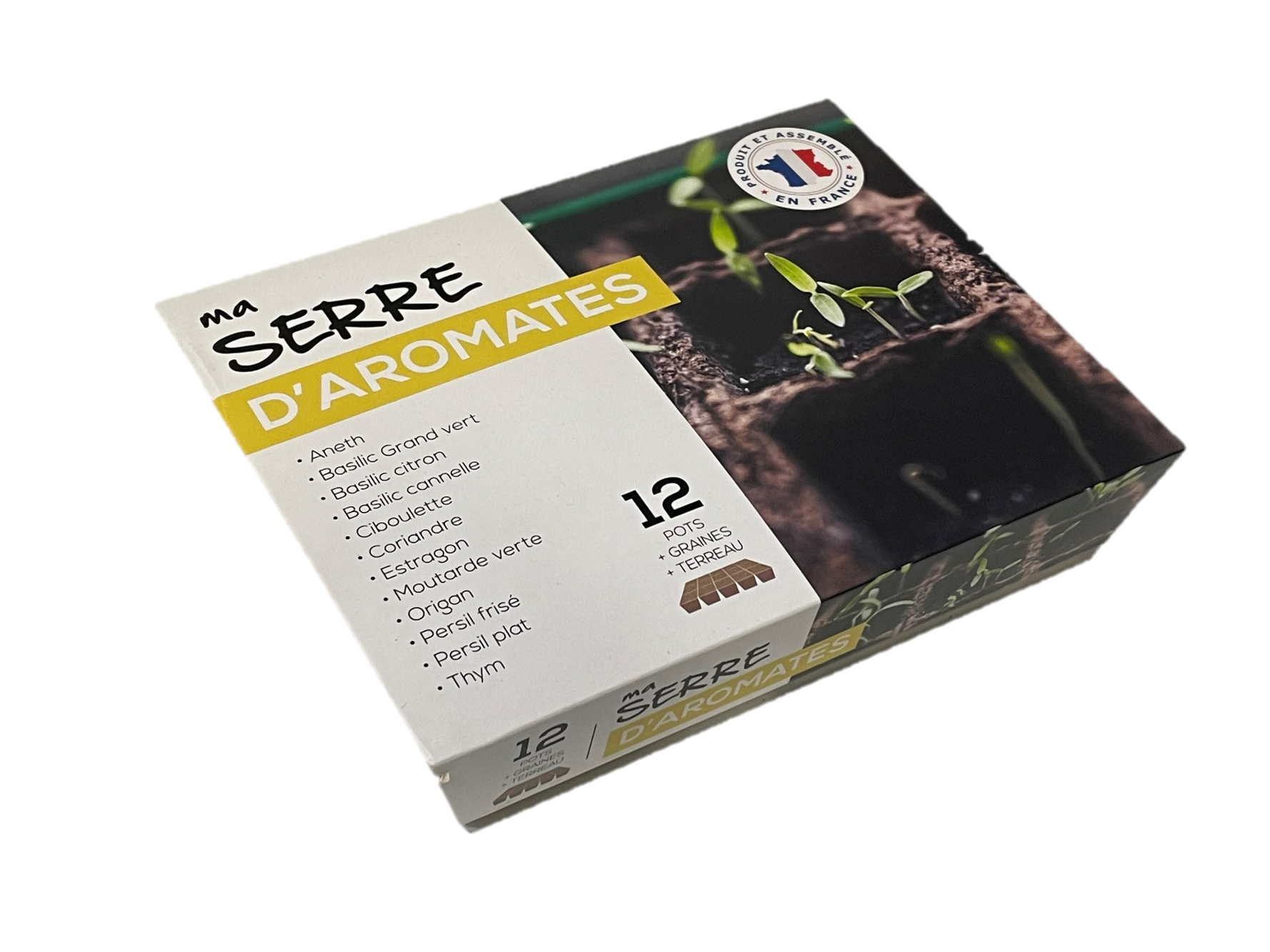 SERRE D'AROMATES (1x12 pots)