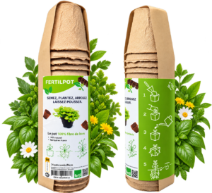 FERTILPOT Ø 6 X 6 CM – POTS RONDS PLANTABLES